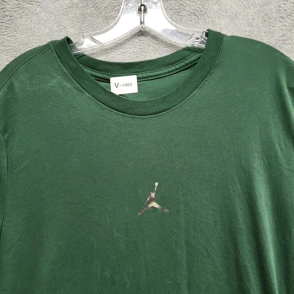 Air Jordan Men Shirt‎ Large Green Slam Dunk Contest Short Sleeve Tee